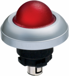 RMEHRT Illuminated Signal, 25 mm Dome, IP65, Aluminium Front Ring