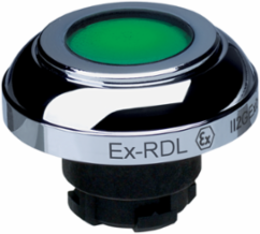 Illuminated Pushbutton, Round Design, 11.3 mm Height, 65 g Weight