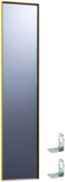 Safety Light Curtain with 500 mm Height, 125 mm Width, Powder-Coated Steel