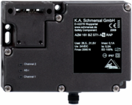AS-Interface Safety Switch with Solenoid Interlock, 2,600 N Holding Force, 130 mm x 90 mm x 30 mm