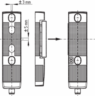 MZM 100 B ST-1P2PW2REM-A Solenoid Interlock, 40 mm x 179 mm, 2 Safety Contacts
