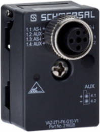Passive Bus Distributor ASSB-4P-1M12-V1, IP67, M12-Socket, 4 Poles, 28 mm x 41 mm x 35 mm