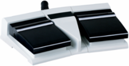 NKF2 Double-Pedal Foot Switch, 2 m Pre-wired, IP67, ABS Thermoplastic
