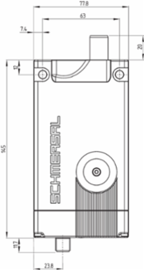 Solenoid Interlock with 10,000 N Holding Force, M12 Connector, IP67