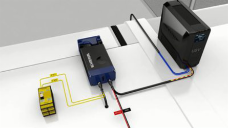 AZM400 Solenoid Interlock, 24 VDC, SIL 3, 2 Safety Contacts, IP66/IP67
