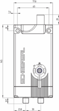 AZM400 Solenoid Interlock, 24 VDC, SIL 3, 2 Safety Contacts, IP66/IP67