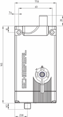 Safety Interlock AZM400 with Bistable Motor Drive, 13,000 N Holding Force, IP67