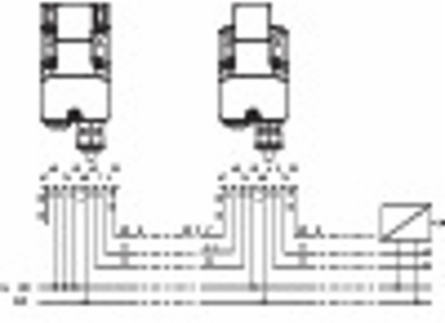 RSS16-D-CC Electronic Safety Sensor, 52 mm Width, RFID Technology, IP65/IP67