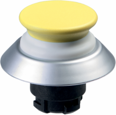 NDTP30GB Mushroom Button Switch, 30 mm Diameter, IP67/IP69K, -25 to +80 C