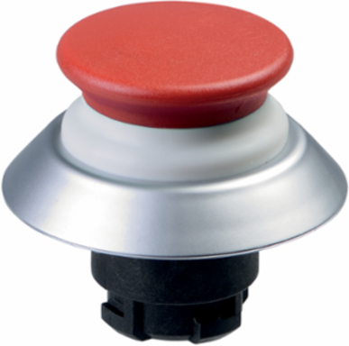 NDTP30RT Mushroom Button Switch, 30 mm, IP67, ABS, 1,000,000 Operations