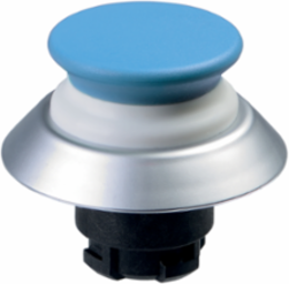NDTP30BL Mushroom Button, 22.3 mm Mounting Diameter, IP67/IP69K, 3 Contacts
