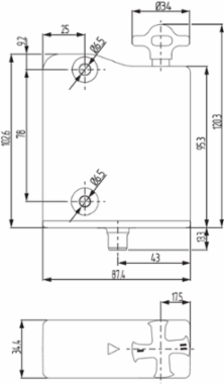 AZM300B Solenoid Interlock Safety Switch with RFID Technology, IP69, 3 Actuation Directions
