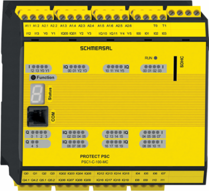PSC1 Safety Controller, 14 Inputs, Modular 272 Inputs/Outputs, 24 VDC