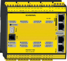 Safety Controller PSC1-C-100-FB1, 14 Inputs, 20 I/O, 100 mm Height, 112.5 mm Width