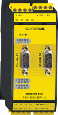 Safety Controller PSC1-E-22 with 12 Digital Inputs, 100 mm Height, 24 VDC