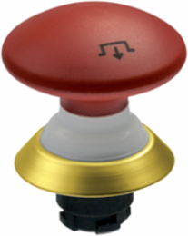 Emergency Stop Pushbutton with Latching, 22.3 mm Mounting Diameter, IP67/IP69K