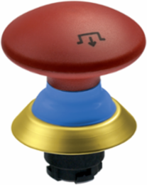 Emergency Stop Latching Pushbutton, 50 mm Actuating Head, IP67/IP69K, 1.5 mm Thickness