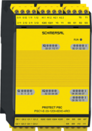 Safety Controller PSC1-E, 6 Digital I/O, 4 Relay Outputs, IP20, 100 mm Height