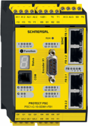 PSC1-C Safety Controller with 14 Inputs, 2 Outputs, and IP20 Protection