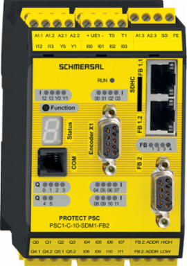 Safety Controller PSC1-C-10 with 14 Inputs, 2 Outputs, 24 VDC