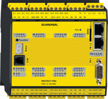 Safety Controller, 20 I/O, Up to 2 A Outputs, 100 mm Height, IP20