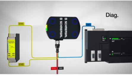 RSS 260 Safety Sensor, 8-Pole M12 Connector, RFID Technology, IP65/67, 29.5mm Length