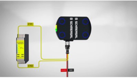 RSS 260 Safety Sensor, 8-Pole M12 Connector, RFID Technology, IP65/67, 29.5mm Length