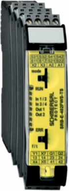 Multifunctional Safety Relay with 2 Safety Contacts, 24 VDC, IP40