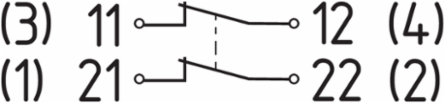 Position Switch PS315-Z02-R300, Metal Enclosure, 2 NC Contacts, IP67, 117mm Height