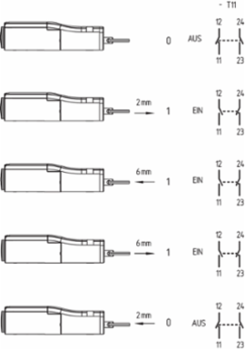 Pull-Wire Switch with IP67 Protection, 116 mm Height, Silver Contacts
