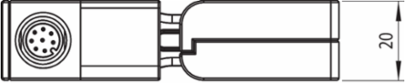 RFID Solenoid Interlock, 119.5 mm x 40 mm x 20 mm, 2,600 N Holding Force