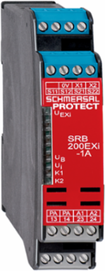 Safety Monitoring Module SRB200EXi-1A, 2 Safety Contacts, 100 mm Height, IP54