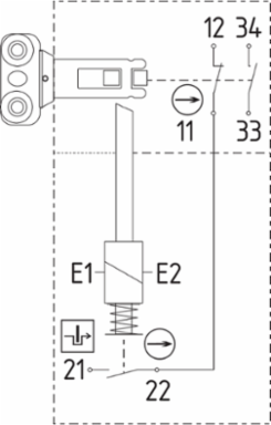 Electromechanical Solenoid Interlock 24 VDC, 1500 N Holding Force, IP65/IP67