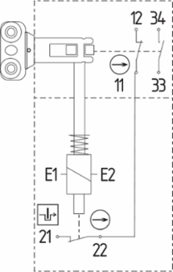 Electromechanical Solenoid Interlock 24 VDC, 1500 N Holding Force, IP65/IP67, 129 mm Width