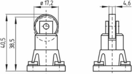 Position Switch M 330 Roller Plunger, 40 mm x 116.5 mm, IP65, 214 g