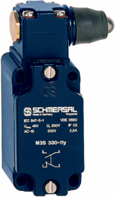 M3S Light Position Switch, IP65, Metal Enclosure, 1 NO & 1 NC Contacts