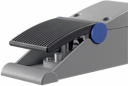 Foot Switch with IP65 Protection, 2 NO/2 NC Contacts, Aluminium Enclosure