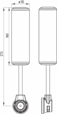 BS-B50 Heavy-Duty Position Switch, 50 mm Diameter, Stainless Steel