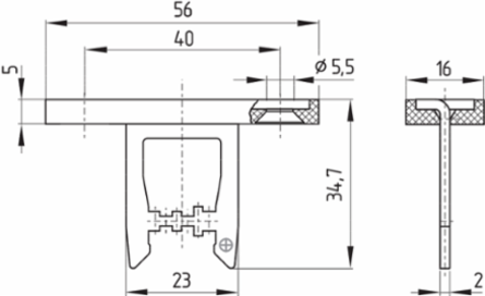 Safety Switch with Separate Actuator, 52 mm x 90 mm x 30 mm, IP67