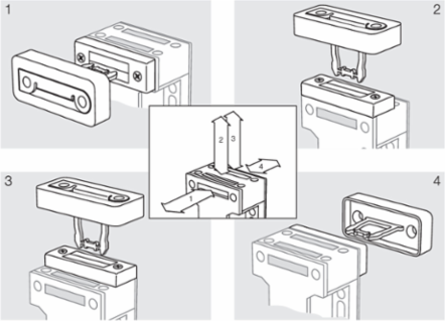 Safety Switch AZ 16 with IP67, 52 mm x 90 mm x 30 mm, High Coding Level
