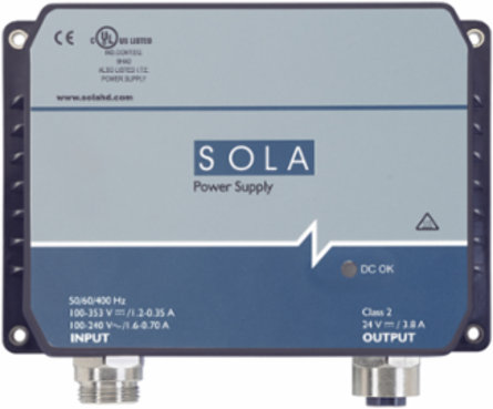 Standalone IP67 Power Supply, 100 Watts, 24 Vdc Output