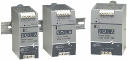DIN Rail Power Supply 60-240 W, 12/24/48 Vdc, -10°C to +60°C Operation