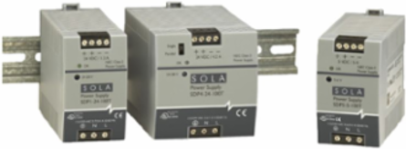 Low Power DIN Rail Power Supply 25-100 Watts, 5-48 Vdc Output, Single Phase
