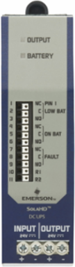 DIN Rail DC UPS System, 240 VA, 24V/10A, -20 to +50 C Operating Temperature