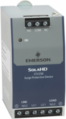 Surge Protective Device - 25,000 Amps, DIN Rail Mounted, -40 C to +60 C Operating Temp