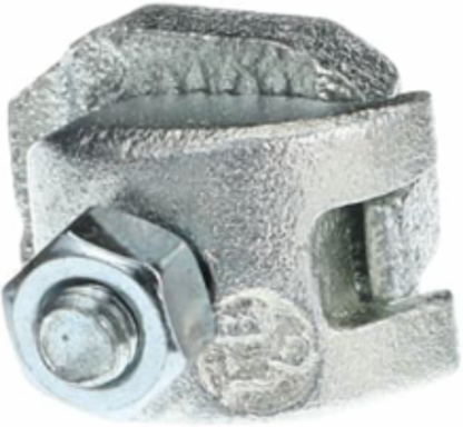 Cable Tray Connector for #8 Sol. - 2 Str., 5/16 Inch Carriage Bolt, Iron