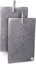 Galvanized Steel Ground Plate 14-3/4 Inch, 5/8 Inch Stud, For #8 Sol–3/0 Str