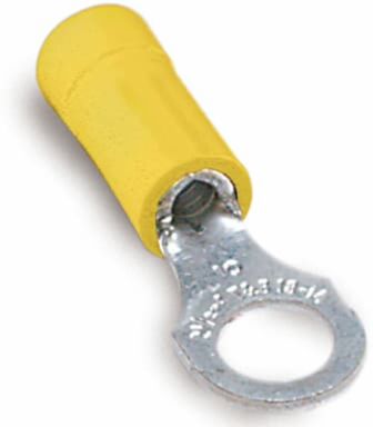 INS VINYL RING TERM 12-10 1/4IN YEL