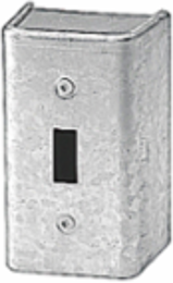 Utility Box 4 Inch x 2-1/2 Inch x 2-1/8 Inch Pre-Galvanized Steel, 18.5 Cu In