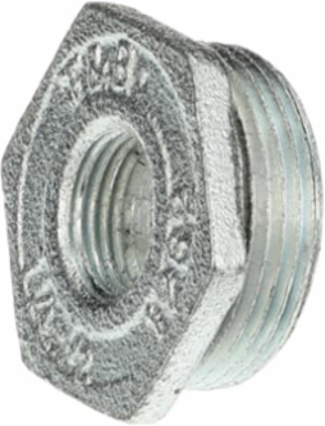 1-1/4 TO 1/2IN FEMALE REDUCER IRON